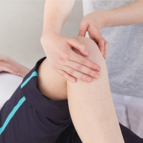 Physical Therapy on a knee